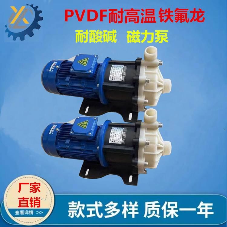 YLX耐高温电镀化工泵PVDF铁氟龙磁力泵耐强酸强碱微型塑料泵