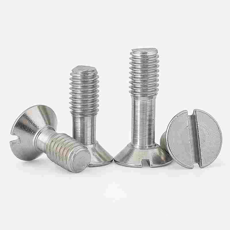 304不锈钢GB948沉头防脱螺丝一字不脱出螺丝半牙松不脱M2.5 M3 M4