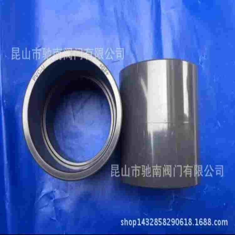 瑞士+GF+ 国标PVC-U化工直接 UPVC接头 PVC管箍 直通 同径 GF牌