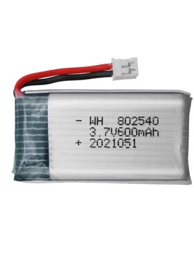 802540 乐迪F121/F110S迷你穿越机1S3.7V 600mAh 25C锂电池PH2.0