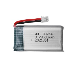 802540 乐迪F121/F110S迷你穿越机1S3.7V 600mAh 25C锂电池PH2.0