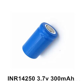 ICR14250锂电池 3.7V容量300mAh 可按要求加保护板端子线