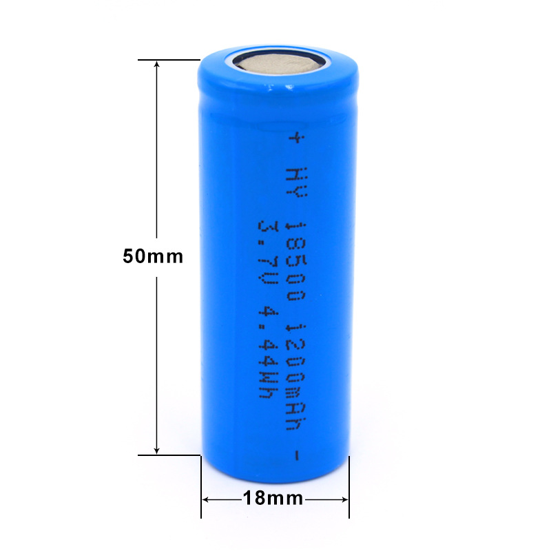 ICR18500 3.7V 1400mah加保护板 理发剪剃须刀LED手电筒锂电池