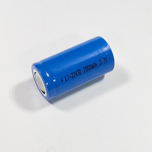 大容量锂电池 22430 2000mAh 强光手电筒电池 UL认证 可加保护板