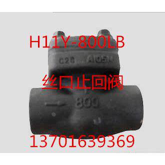 H11Y-1500LB段钢美标止回阀 丝口止回阀 DN10 15 20 25 32 40 50