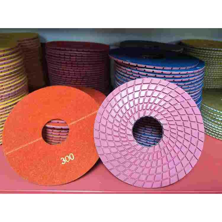 优质水磨片石材抛光片30#至5000目567寸金刚石软磨片大理石水抛片