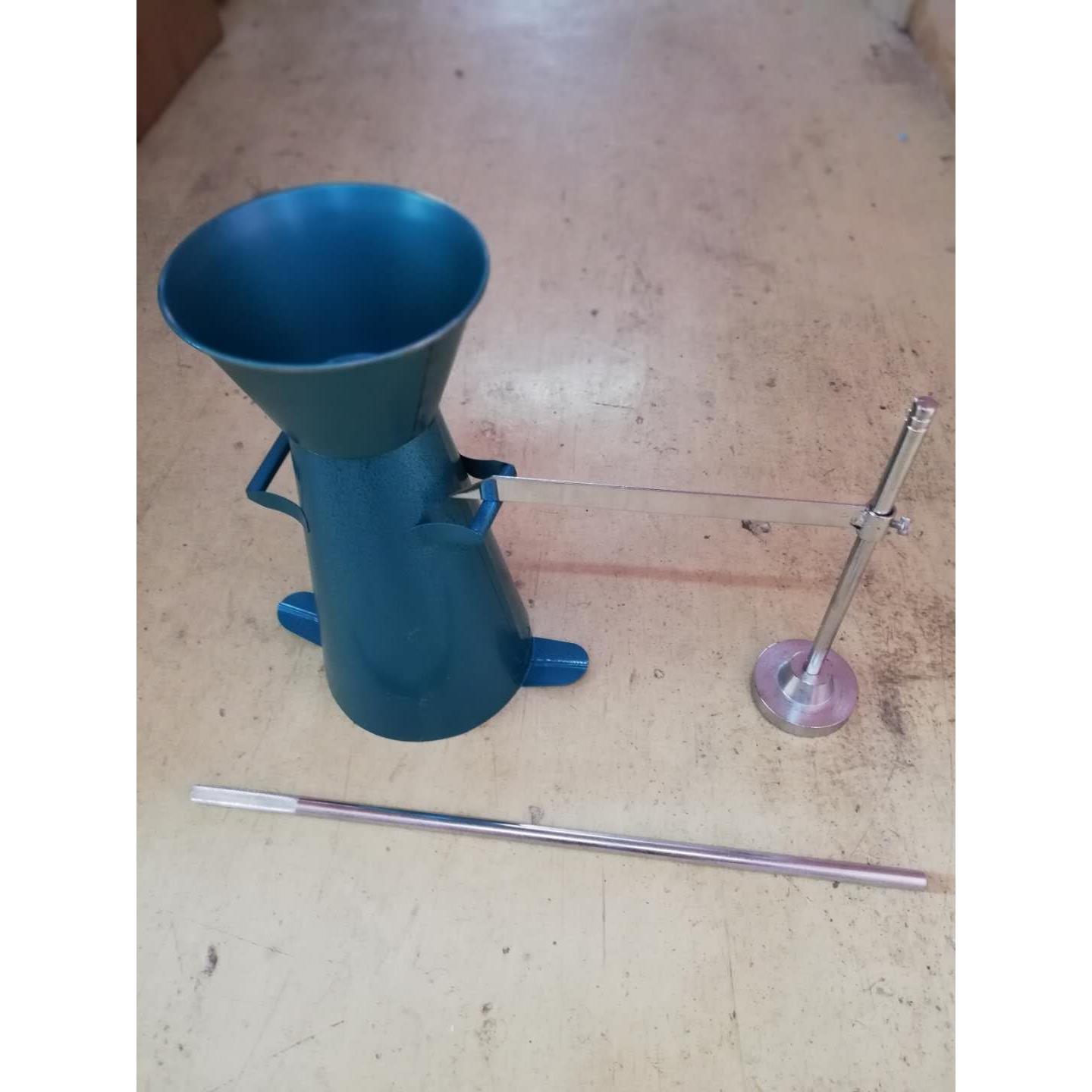 包邮加厚 混凝土坍落度筒四件套仪塌落度桶漏斗标尺捣棒可开票