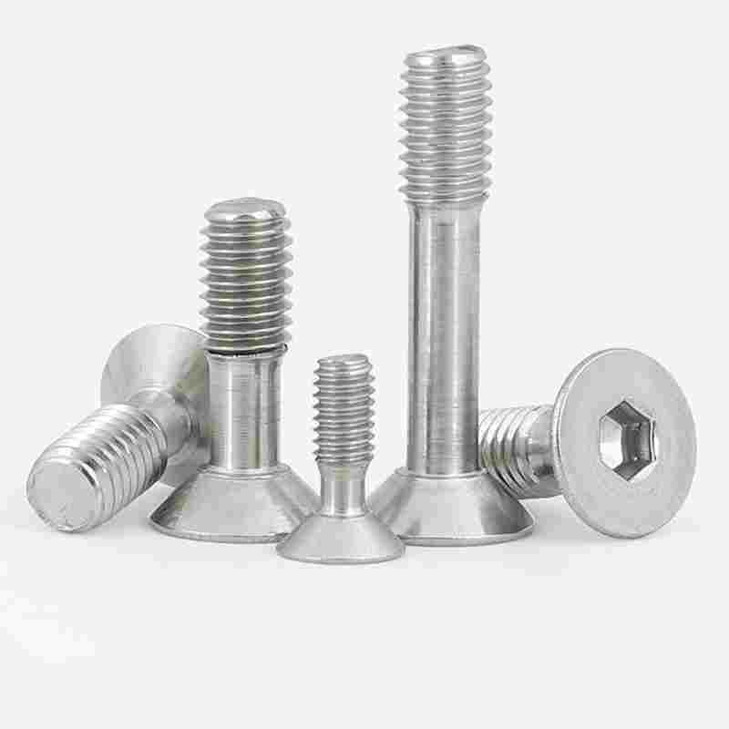 304不锈钢沉头内六角松不脱螺钉平头不脱出半牙螺丝7991 M3M4M5M6