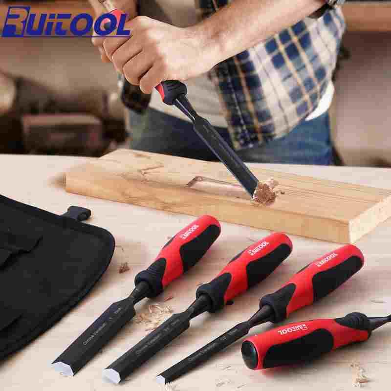 木工凿子凿刀木匠平凿小型穿心凿木板开槽专用铲刀雕刻工具套装