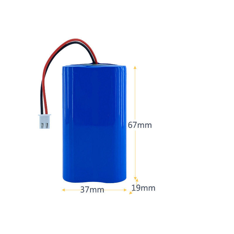 定制18650锂电池组1800mah 7.4v榨汁机唱戏机风扇 