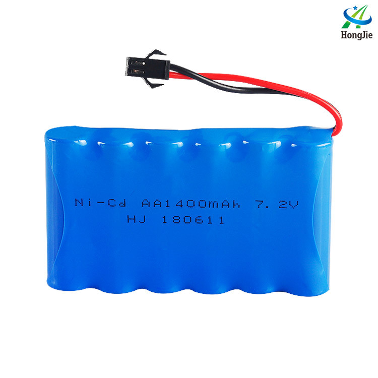 7.2V 1400mAh镍镉电池组AA5号充电电池博聪2014-SF遥控车电池定制