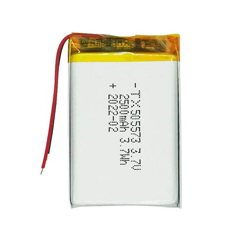 厂家现货505573-2500mAh聚合物锂电池3.7v电芯环保锂电