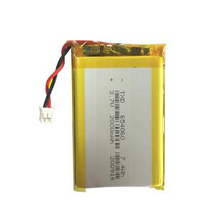 654060聚合物锂电池2000MAh 3.7V 温度计锂电池 数码相框电池