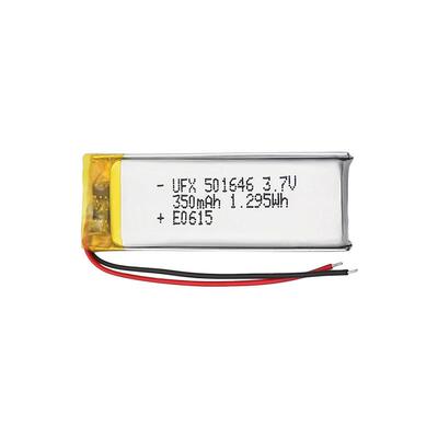 UFX501646 3.7v350mAh点读笔、导航仪电池