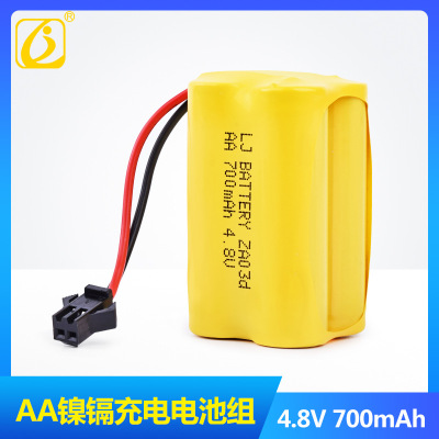 4.8v/700mAh X型 喷火电动恐龙遥控车遥控玩具充电镍镉电池组