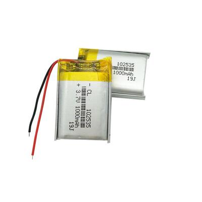 聚合物102535 3.7V1000毫安锂电池 LED灯蓝牙数码 产品美容仪电池