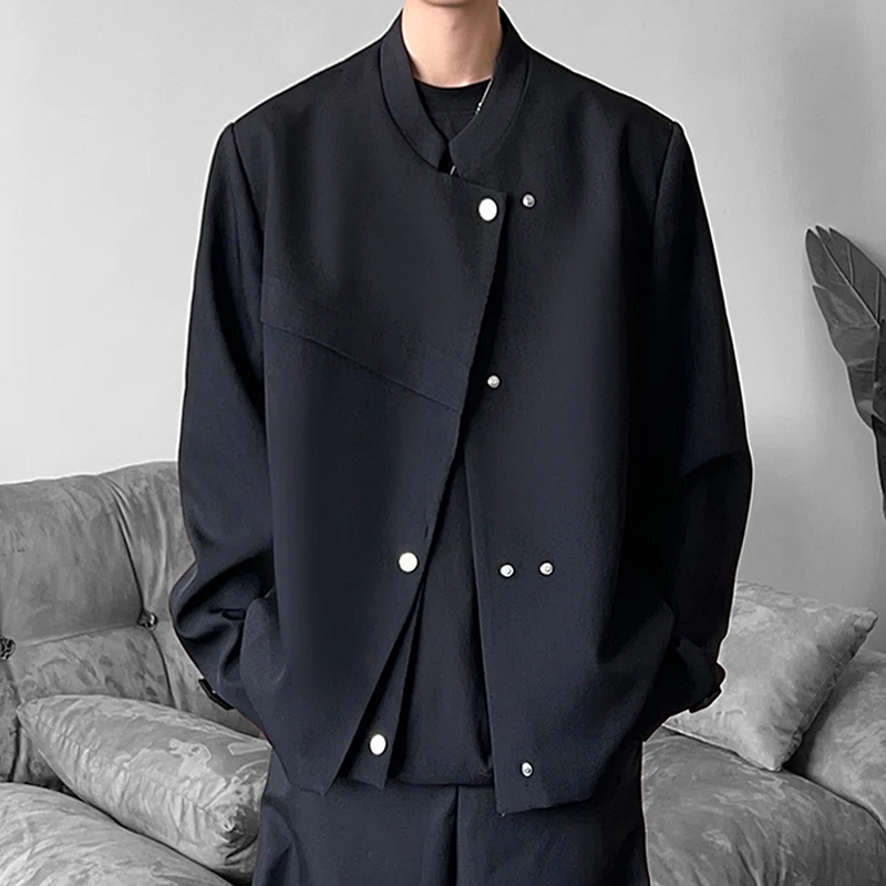 Mapping香港高端正品2025男装新中式国风夹克男设计潮牌中山装