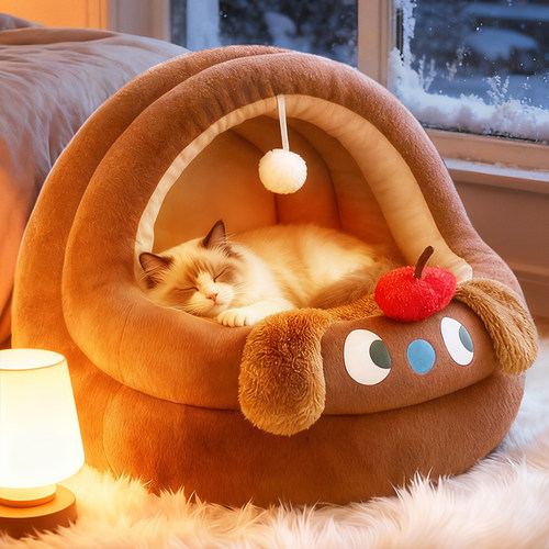 半封闭摇篮猫窝保暖舒适睡更香