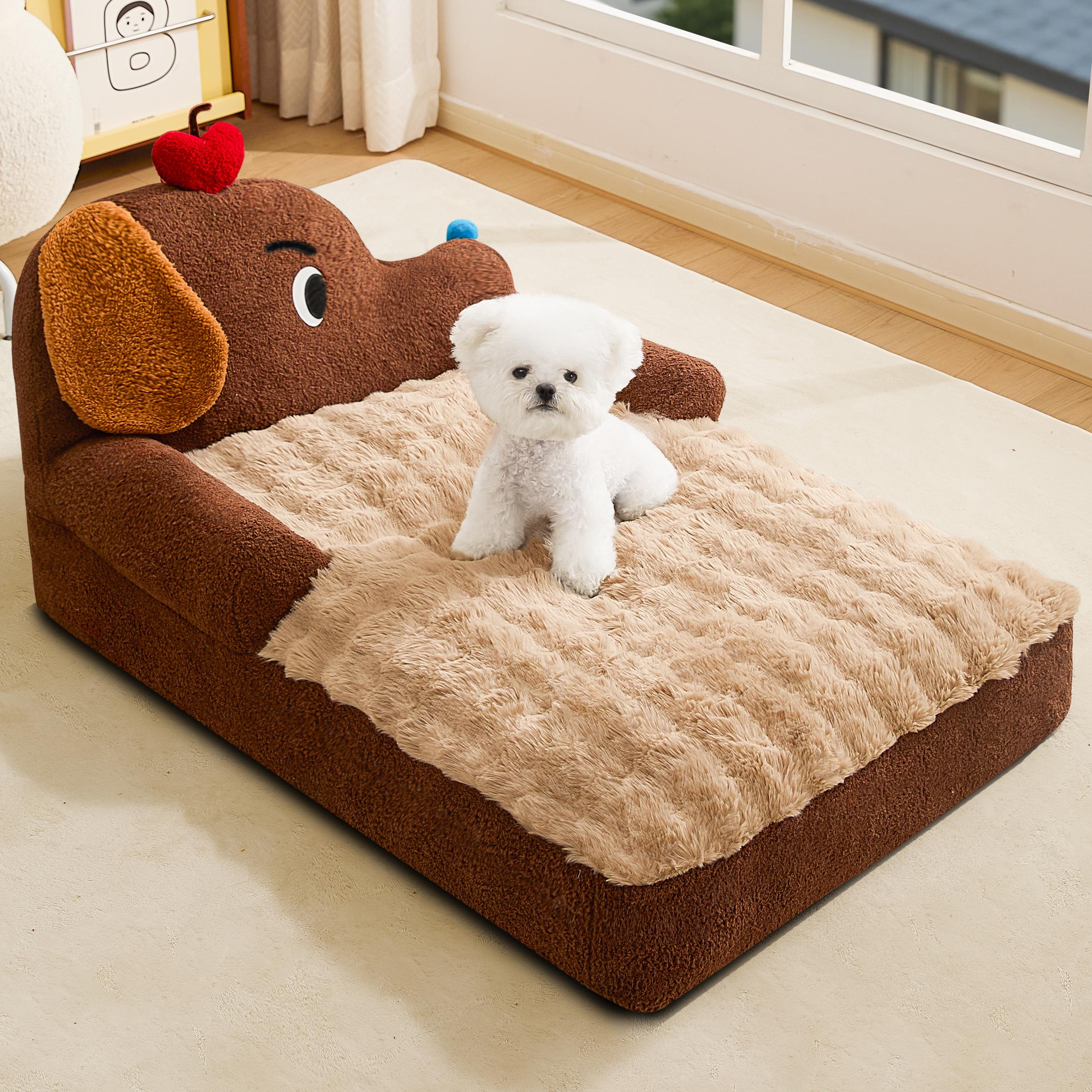 【加高加厚】腊肠狗沙发床更保暖