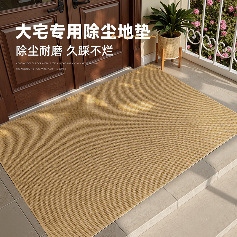 入户门地垫2025新款高级感防滑耐磨大宅进门门口脚垫门外玄关地毯