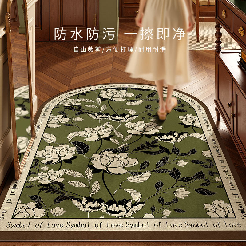 复古入户门地垫门口进门防滑免洗脚垫2026新款高级感pvc玄关地毯,居家布艺,入户地垫,淘宝优惠券,粉丝福利购,淘宝优惠卷