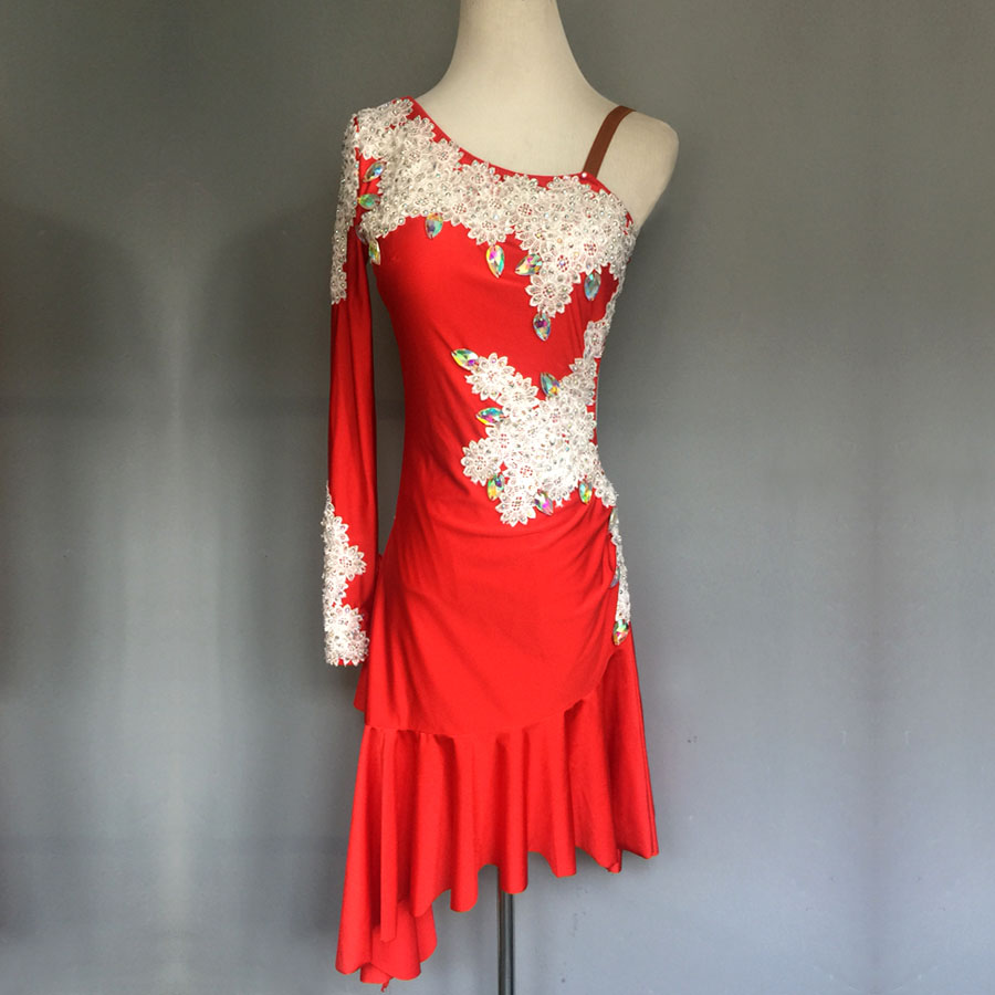 少儿拉丁舞表演服拉丁舞比赛服拉丁舞表演服装拉丁舞演出服女D50