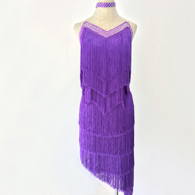 儿童拉丁舞比赛服拉丁舞蹈演出服成人拉丁舞演出服拉丁舞裙女J40