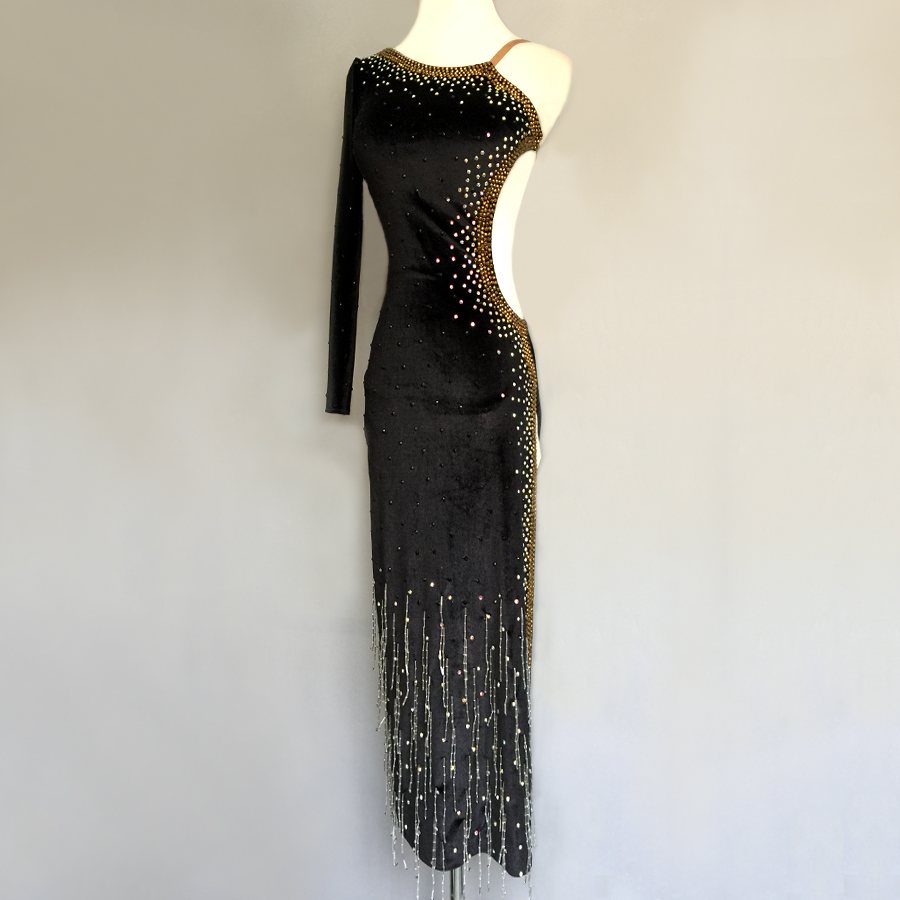 少儿儿童拉丁舞比赛服成人拉丁舞表演服拉丁舞演出服拉丁舞裙D63