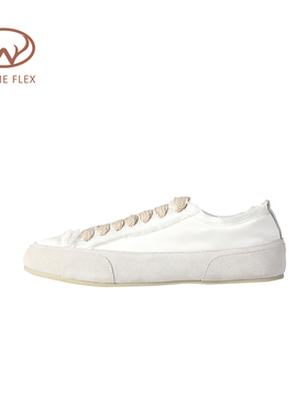 【默认瑕疵】韦恩Wayne Flex缎面真丝休闲板鞋小白鞋运动鞋女