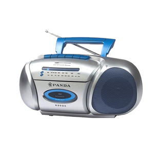 熊猫 6300E 收录机磁带录音收音转录三合一小巧家用台式学习