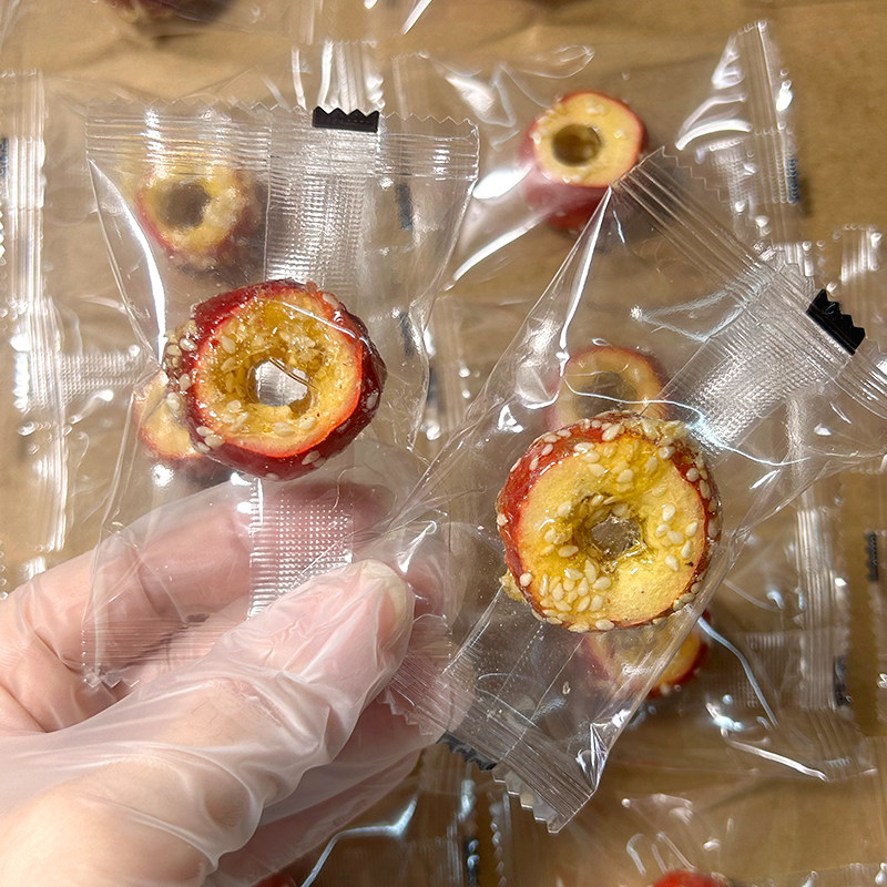 冻干冰糖葫芦空心无核山楂球果特产老北京糖葫芦整颗网红零食小吃