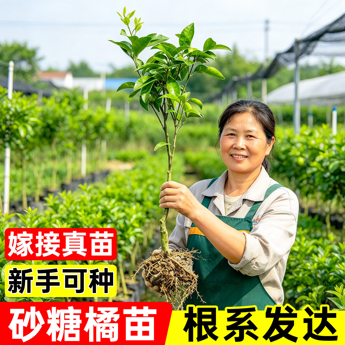正宗嫁接无籽砂糖橘裸根苗地栽四会沙糖桔果树苗现挖现发当年结果