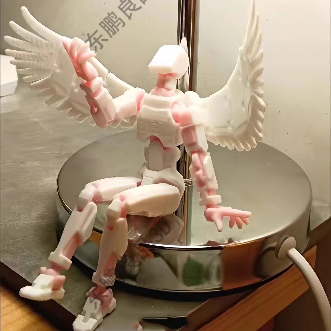 3D打印玩具磁吸版模型幸运13人偶