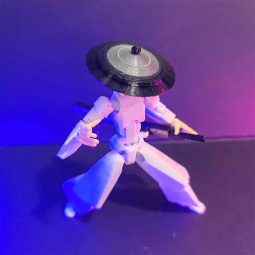 侠客行多关节可动人偶玩具3d打印