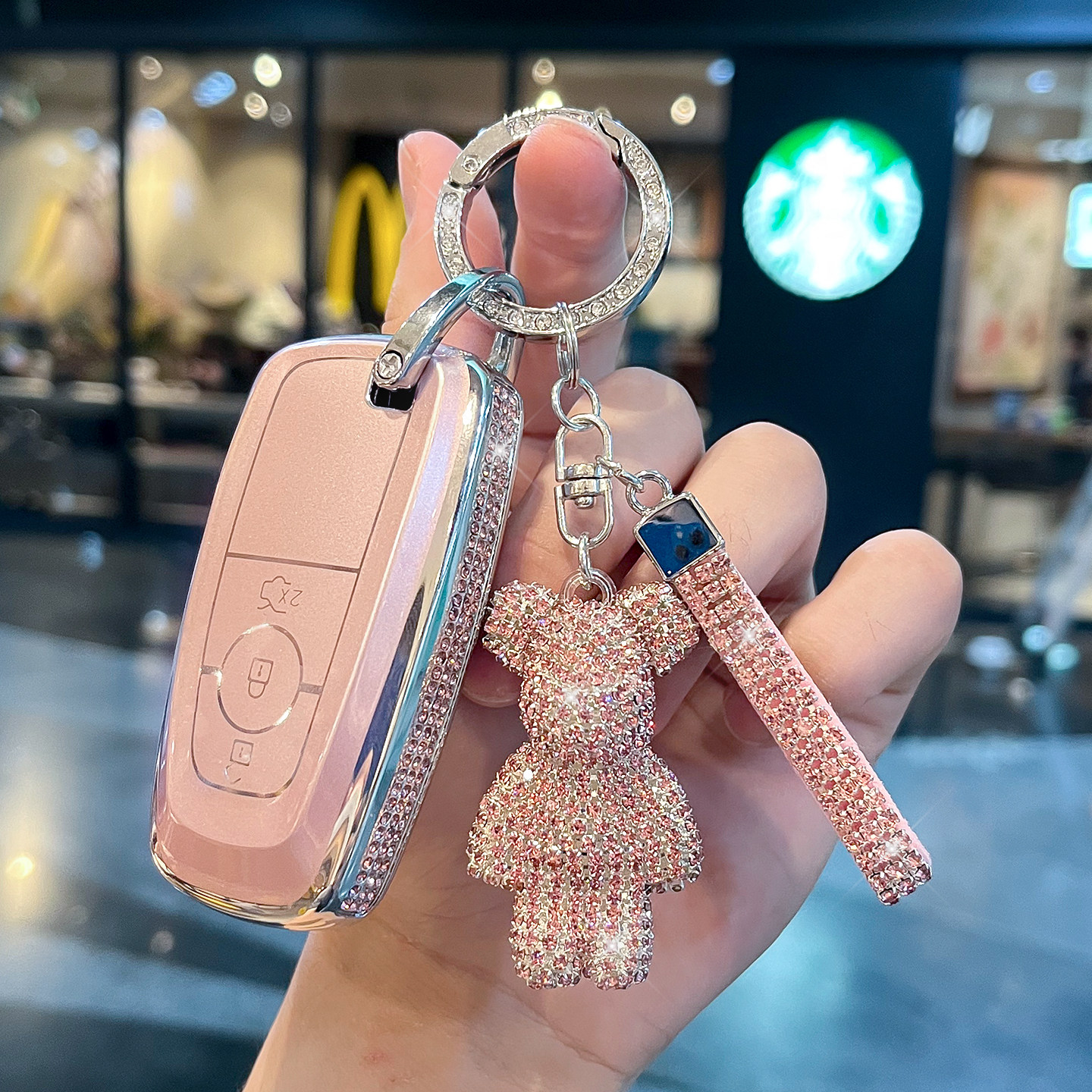 适用福特车钥匙套高级感