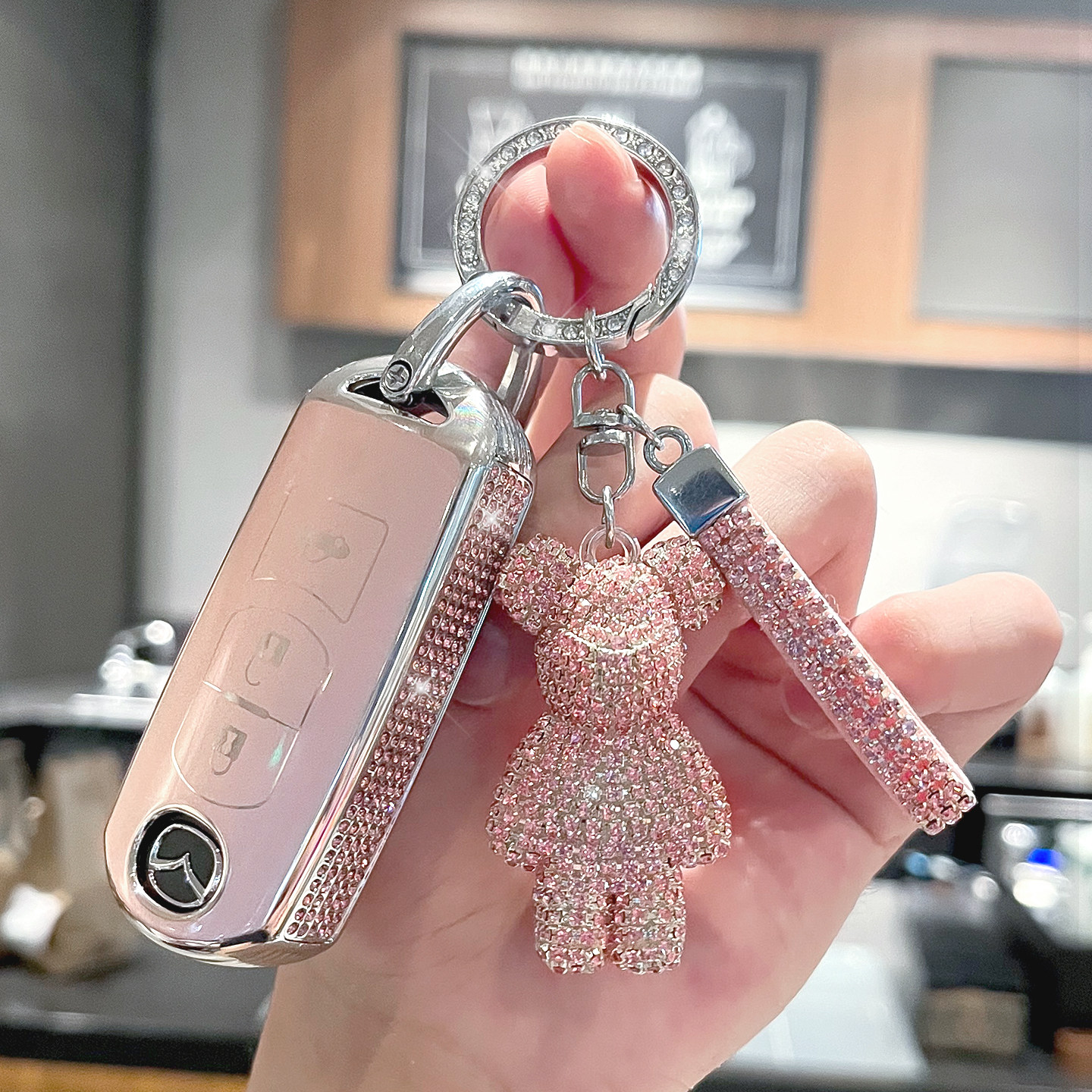 专用马自达钥匙套新升级高档全包
