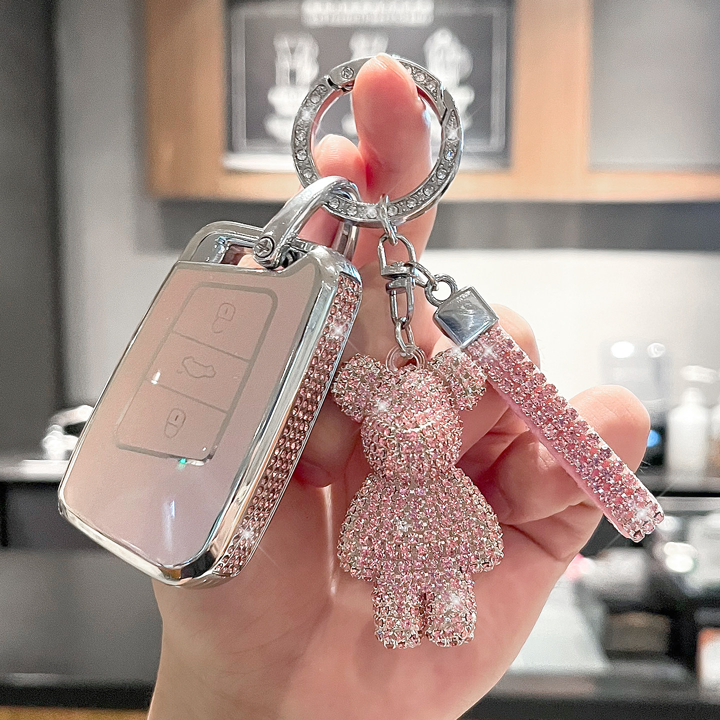 适用大众帕萨特钥匙套CC迈腾朗逸探途岳速腾宝来探歌桑塔纳汽车女