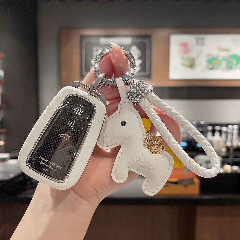 适用丰田钥匙套新凯美瑞/亚洲龙/卡罗拉雷凌/CHR奕泽荣放车包扣壳