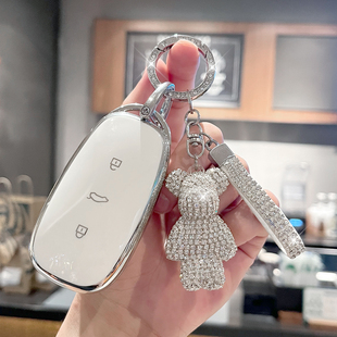 适用于东风风神L8钥匙套梦想理想版汽车高档保护壳简约扣包男女士