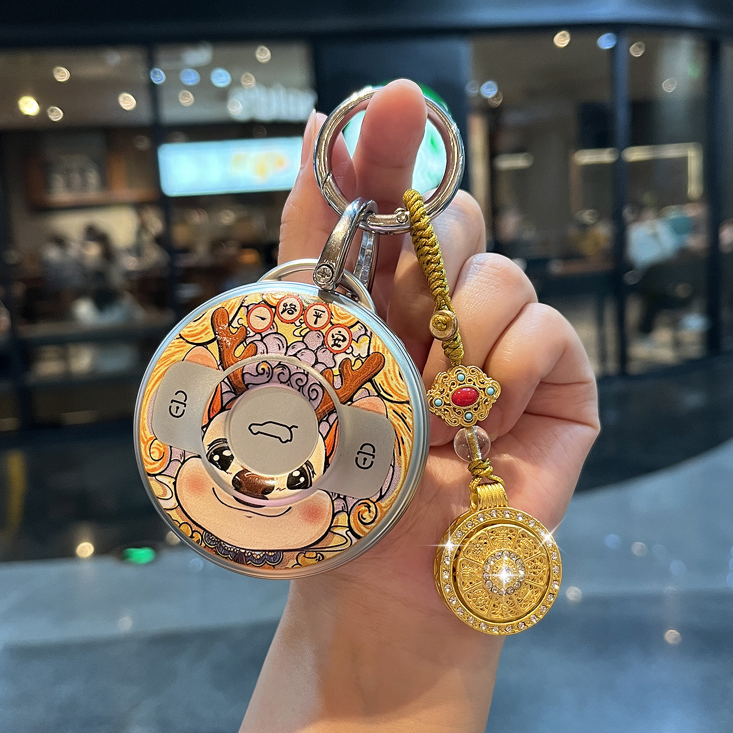 【八方来财】奔驰smart车钥匙套
