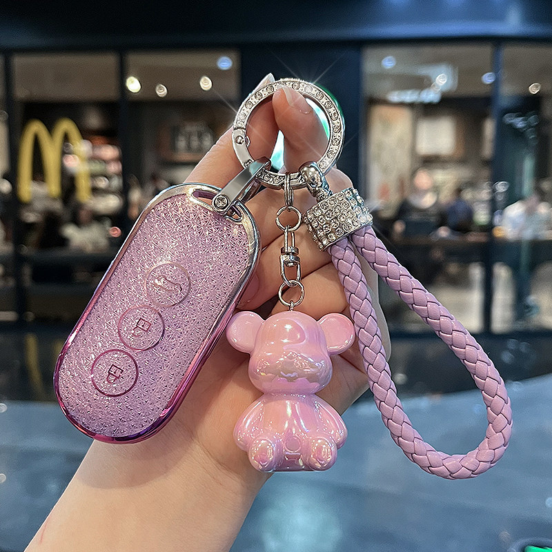 适用华为问界2026新款m7钥匙套m9新m8高档包m5汽车扣壳女士专用