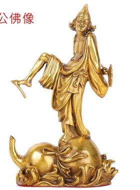 禅宗风祖师降龙罗汉佛像工艺品