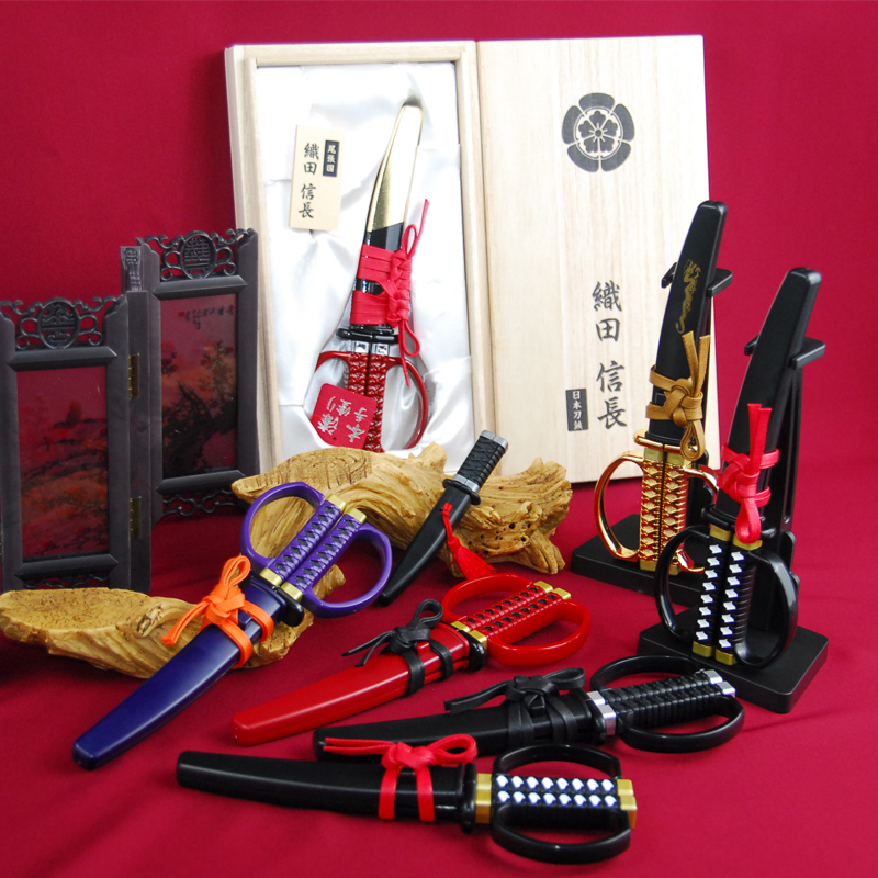 日研刃物武士纪念品办公防锈剪刀