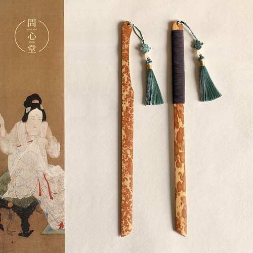 问心堂裁纸刀梅湘妃竹宣纸专用