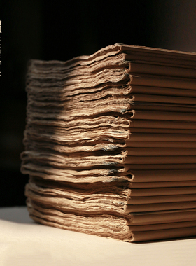 问心堂蝉翼毛边纸书法练习纸手工老蝉翼宣纸书法练习纸专用竹纸半生熟书法国画用纸作品纸半生熟皮纸西河麻纸