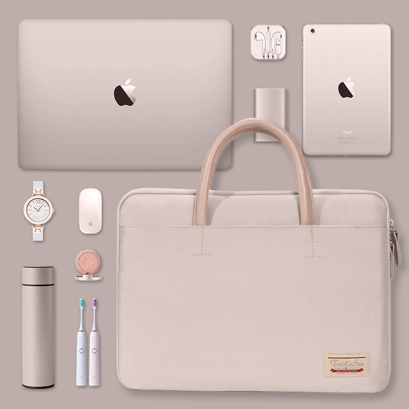 Túi xách đeo vai laptop nữ 14 inch thích hợp cho máy tính Apple MacBook air13.3 Lenovo Xiaoxin pro13 Huawei 16.1 Dell 15.6 chống rơi và chống sốc dung lượng lớn bảo vệ dành cho nam mua túi đựng laptop balo laptop thời trang