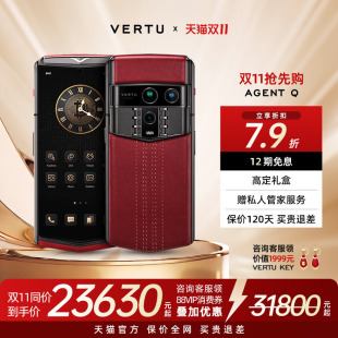 【礼赠  同价双11】威图VERTU纬图 AGENT Q奢品直面屏AI智能体手机  安全加密 礼品送礼 12期免息18Pro