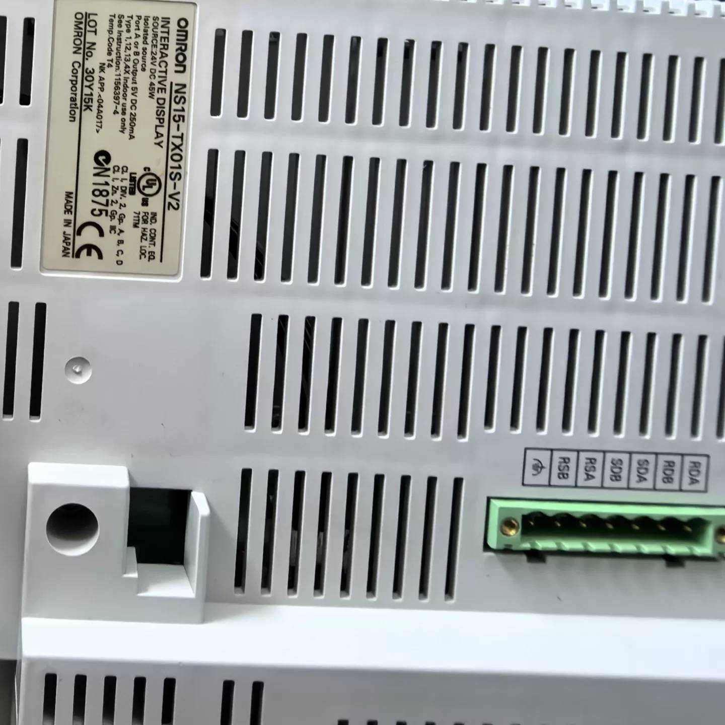 可维修欧姆龙触摸屏NS15-TX01S-V2包装配件齐全。支持议价