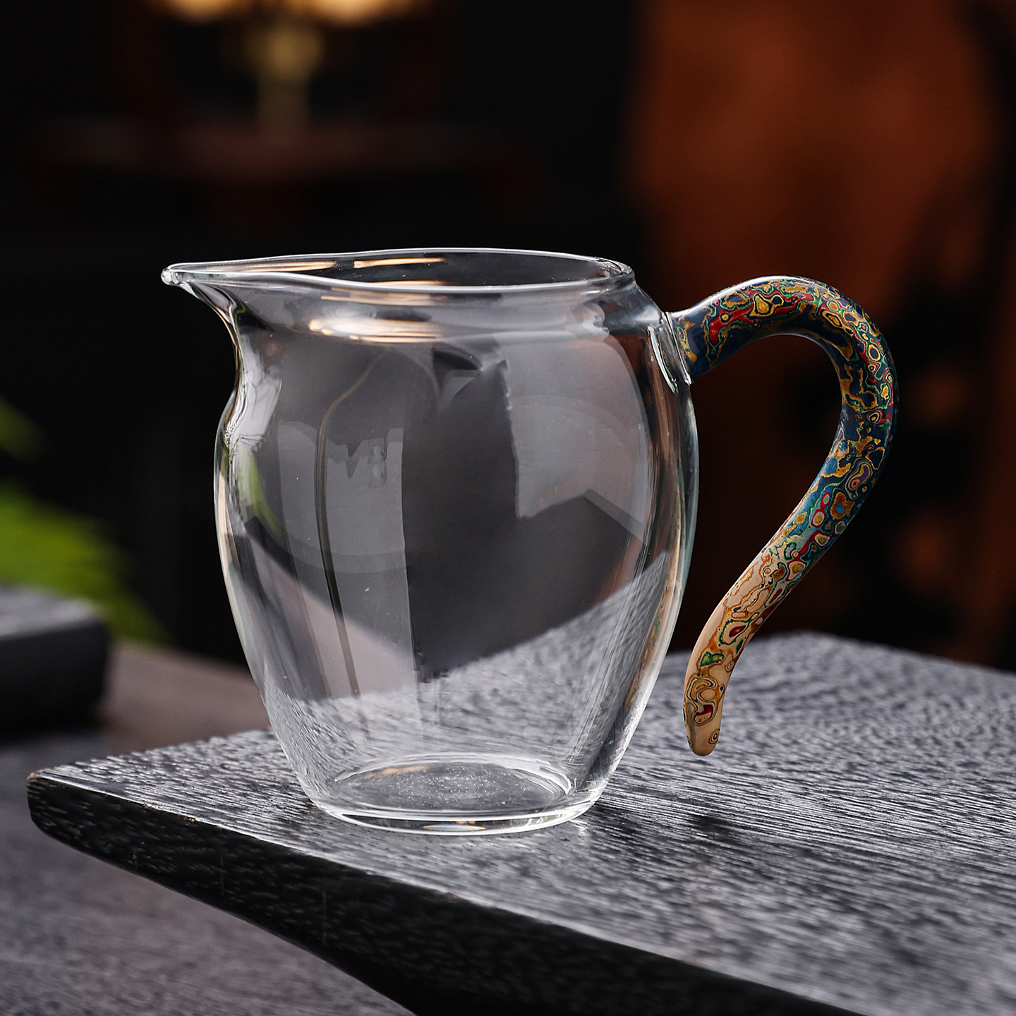 非遗大漆手工公道杯高端茶海