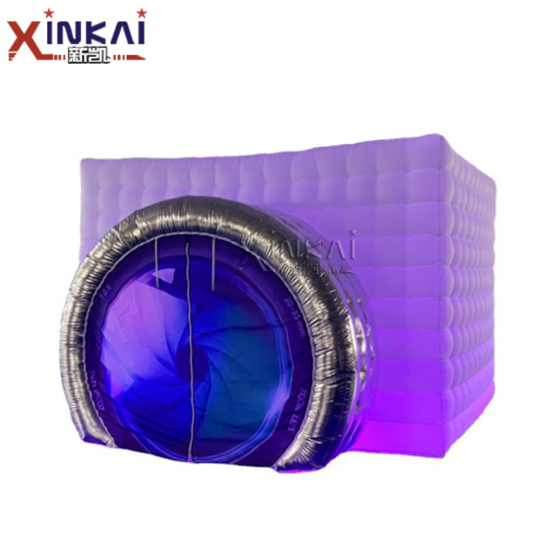 室外灯光婚礼便携式充气照相机模型照相亭 聚会照相亭帐篷气模